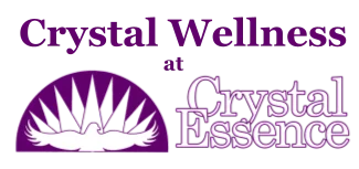Crystal Wellness at CE Logo cut Crystal Essence