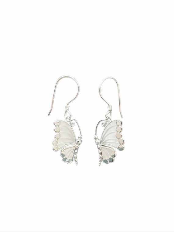 Mother of Pearl Butterfly Earrings 1 Mother of Pearl Butterfly Earrings