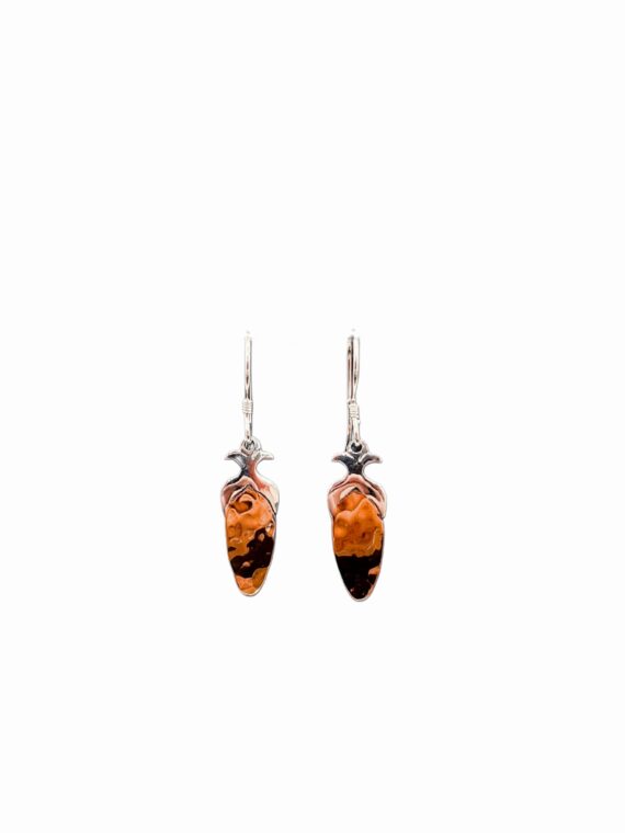 Hammered Copper Earrings 1 Hammered Copper Earrings