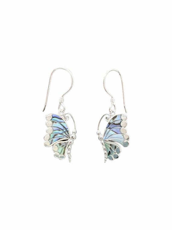 Paua Butterfly Earrings 1 Paua Butterfly Earrings