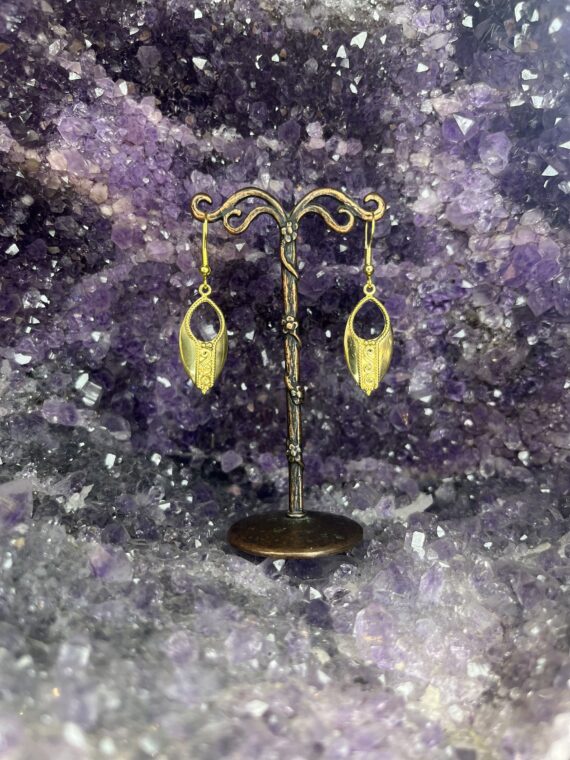 Brass Bali Filigree Earrings 2 Brass Bali Filigree Earrings