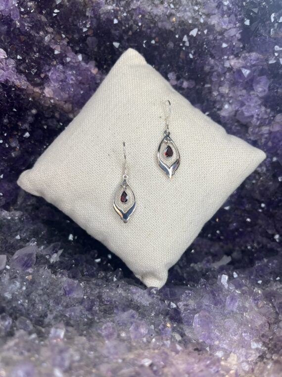 Garnet Earrings 3 Garnet Earrings