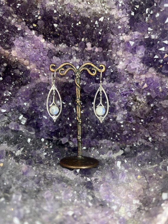 Moonstone Earrings 2 Moonstone Earrings