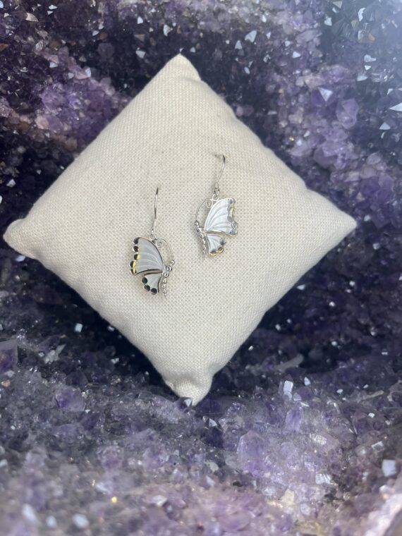 Mother of Pearl Butterfly Earrings 3 Mother of Pearl Butterfly Earrings