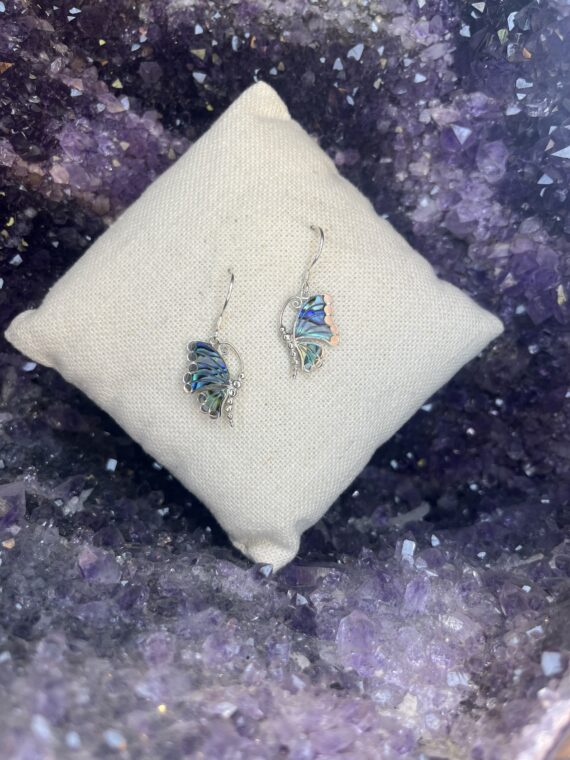 Paua Butterfly Earrings 3 Paua Butterfly Earrings