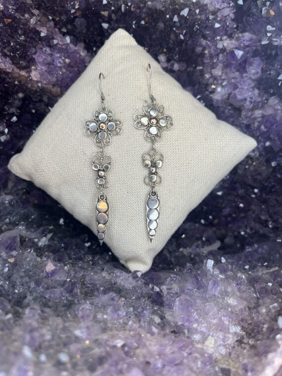 Sterling Silver Dynamic Dangle Earrings 3 Sterling Silver Dynamic Dangle Earrings